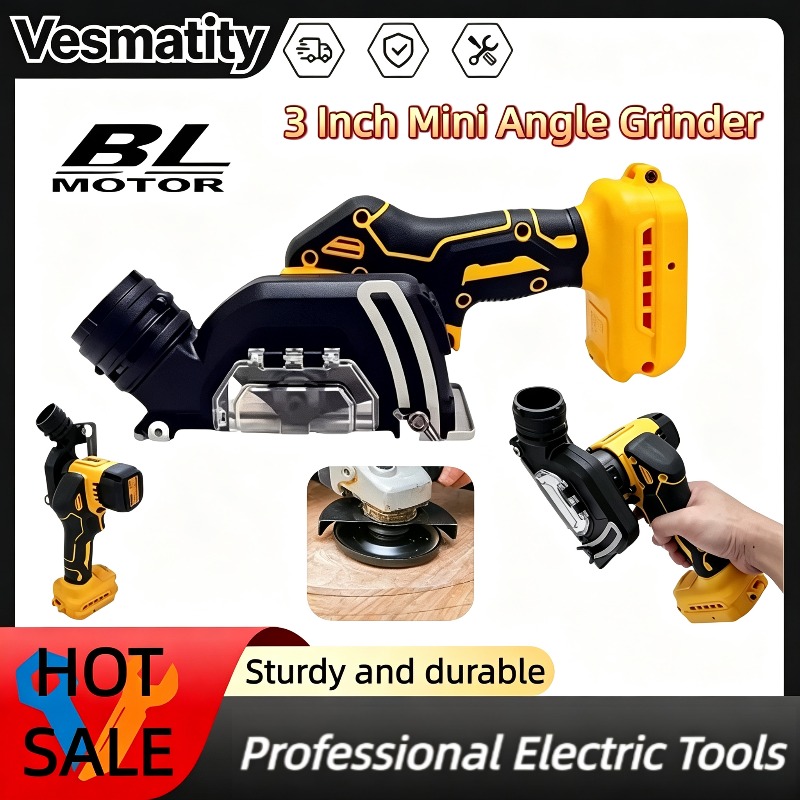 Brushless Angle Grinder Battery Powered - 미니 각도 연삭기, 3인치 무선 브러시리스