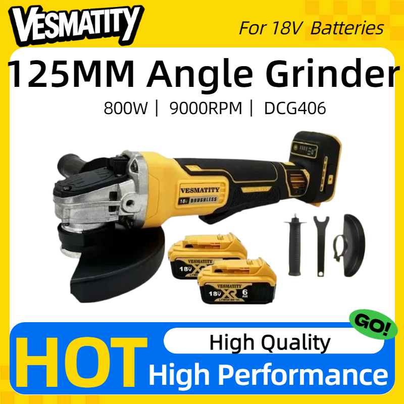 DCG406 125MM 브러시리스 무선 앵글 그라인더  - Brushless Angle Grinder Battery Powered 리뷰 및 가격