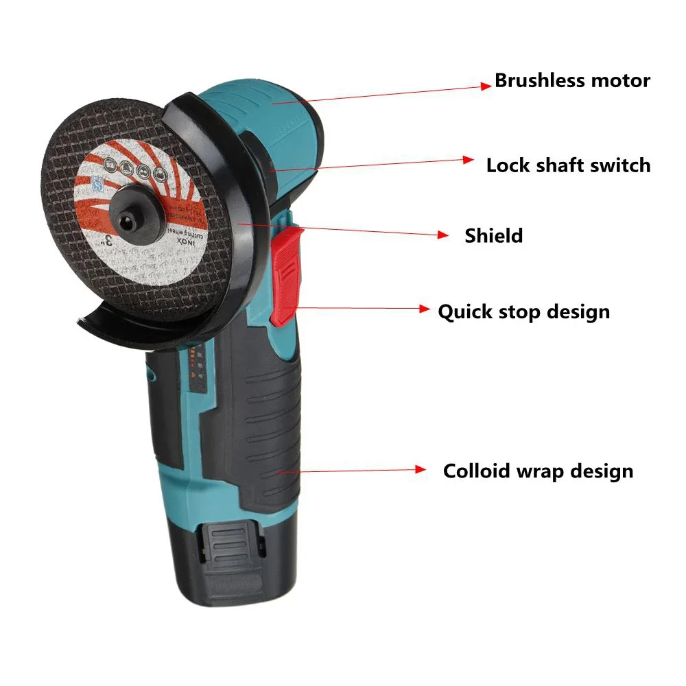 연마기 브러시리스 앵글 연마기 미니 무선 앵글 연마기, - Brushless Angle Grinder Battery Powered 리뷰 및 가격
