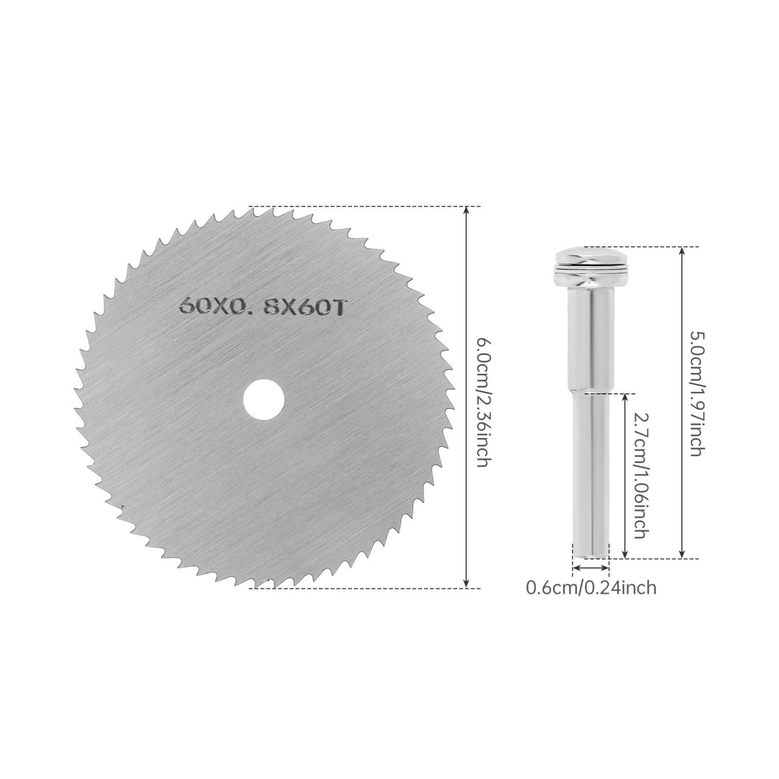 60mm HSS 톱 디스크 휠 커팅 블레이드 목재 부드 - Cordless Rotary Tool Kit Accessories 리뷰 및 가격