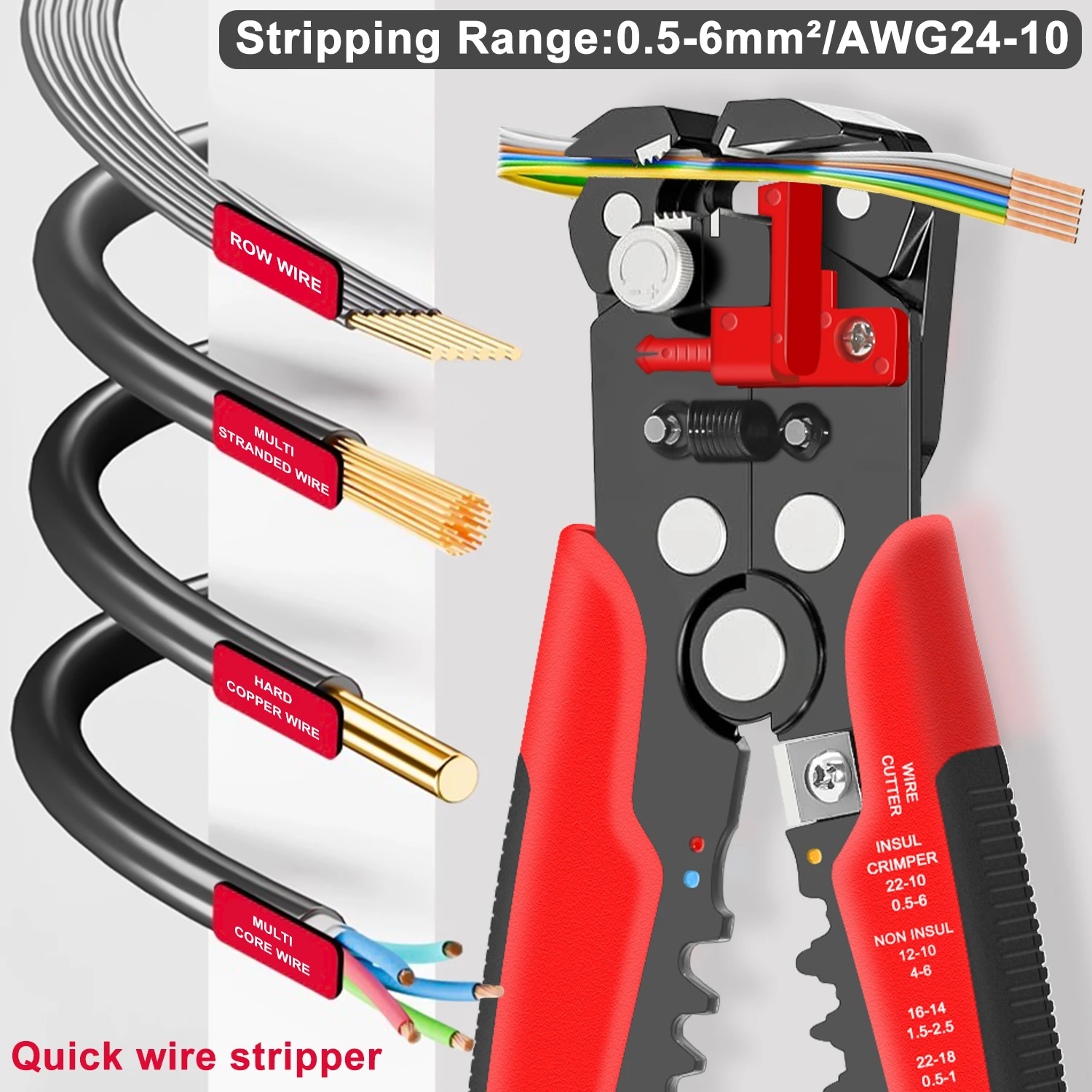 HS-D1 자동 조절식 전선 피복 제거기, 3-in-1 - Automatic Wire Stripper Cutter 리뷰 및 가격