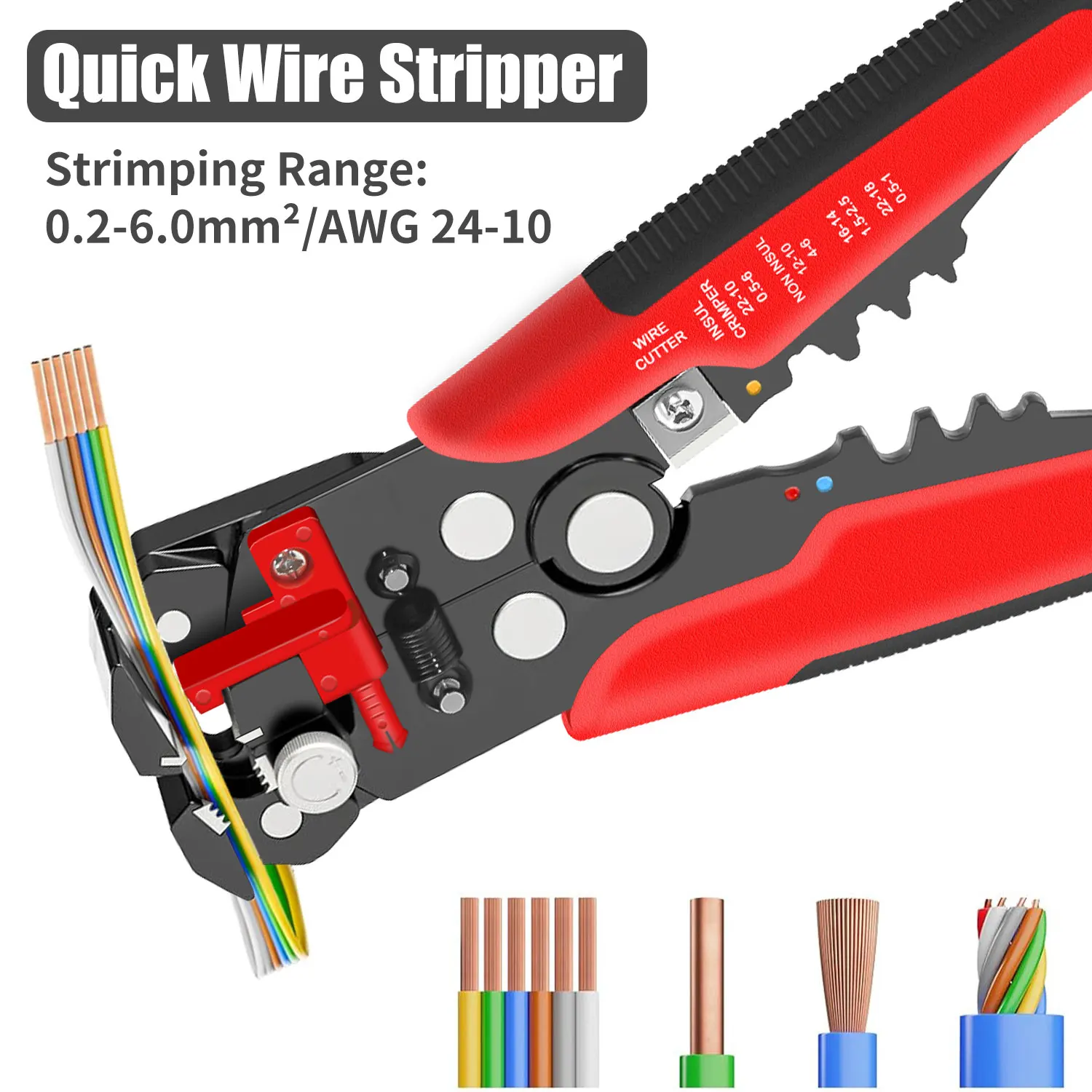 HS-D1 자동 조절식 전선 피복 제거기, 3-in-1 - Automatic Wire Stripper Cutter 리뷰 및 가격